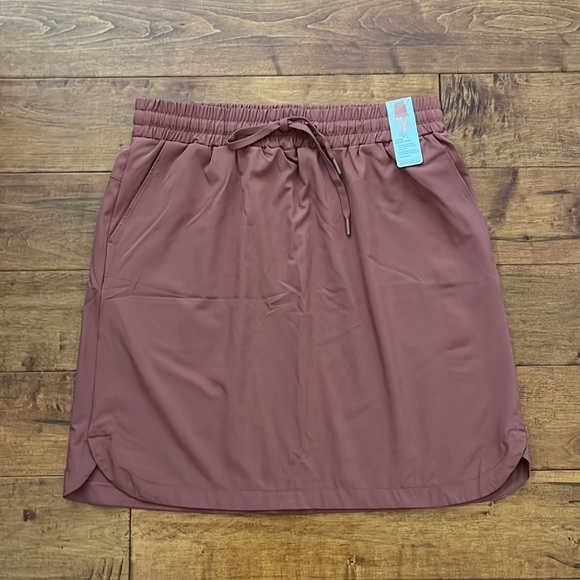 NWT Mondetta Mahogany Color  Active Skirt Size M side Pockets - Picture 8 of 15